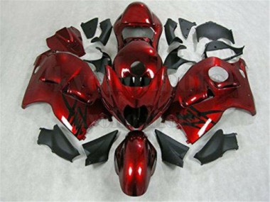 Rouge Noir Carénage Suzuki GSXR 1300 Hayabusa 1996-2007 Abordables