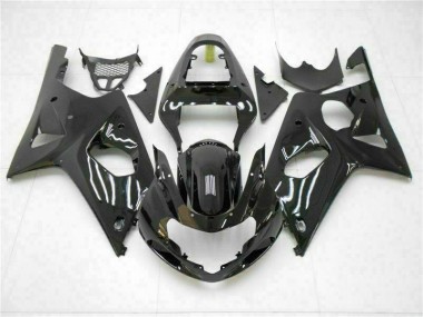 Noir Brillant Carénage Suzuki GSXR 1000 K1 2000-2002 Abordables