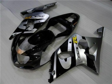 Argent Noir Carénage Suzuki GSXR 1000 K1 2000-2002 Abordables