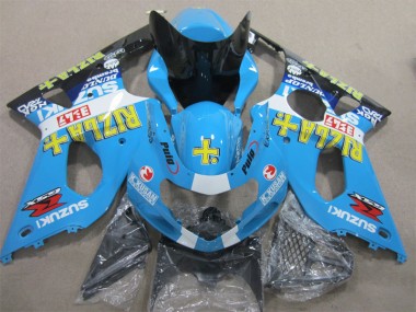 Bleu Rizla Carénage Suzuki GSXR 1000 K1 2000-2002 Abordables