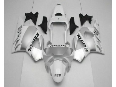 Blanc Argent Noir Repsol Carénage Honda CBR 900 RR 954RR 2002-2003 Abordables