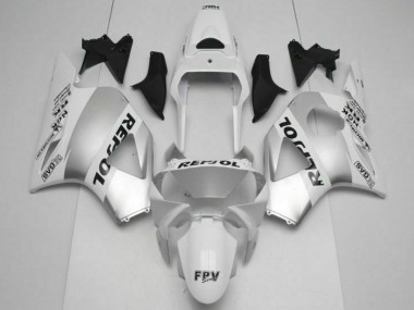 Blanc Argent Noir Repsol Carénage Honda CBR 900 RR 954RR 2002-2003 Abordables