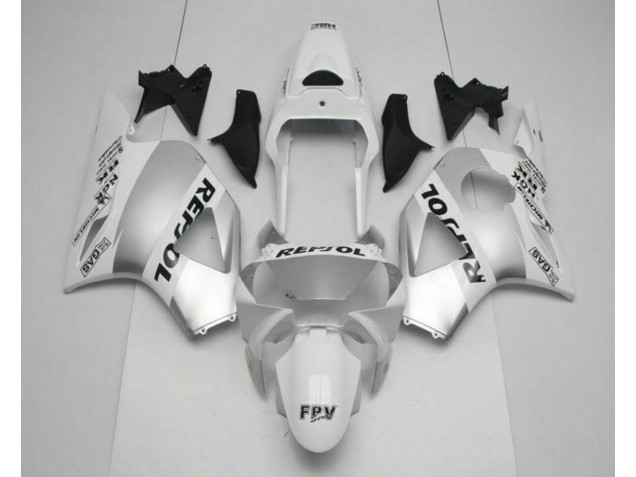 Blanc Argent Noir Repsol Carénage Honda CBR 900 RR 954RR 2002-2003