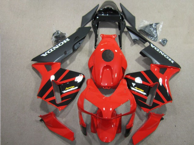 Rouge Noir Carénages Honda CBR 600 RR 2003-2004