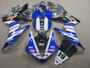 Bleu Blanc Volvo Sterilgarda 19 Carénage Yamaha R1 2004-2006 Abordables