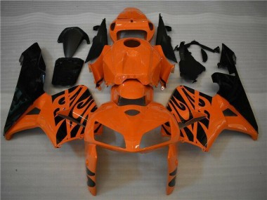 Orange Noir Carénages Honda CBR 600 RR 2005-2006 Abordables