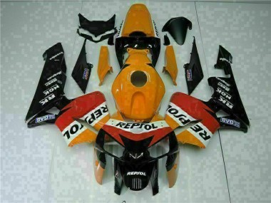 Orange Noir Repsol Carrosserie Honda CBR 600 RR 2005-2006 Abordables