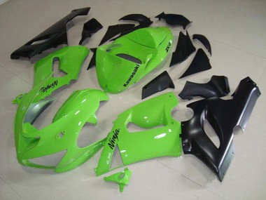 Lime Vert Carénage Kawasaki ZX6R 2005-2006 Abordables