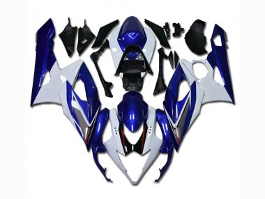 Blanc Bleu Carrosserie Suzuki GSXR 1000 K5 2005-2006 Abordables