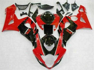 Rouge Noir Carrosserie Suzuki GSXR 1000 K5 2005-2006 Abordables