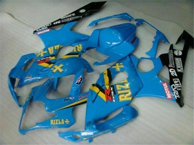 Bleu Carénage Suzuki GSXR 1000 K5 2005-2006 Abordables