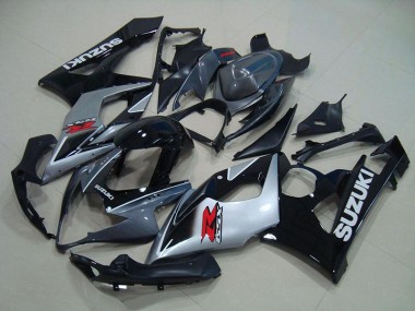 Gris Noir Argent Carénage Suzuki GSXR 1000 K5 2005-2006 Abordables