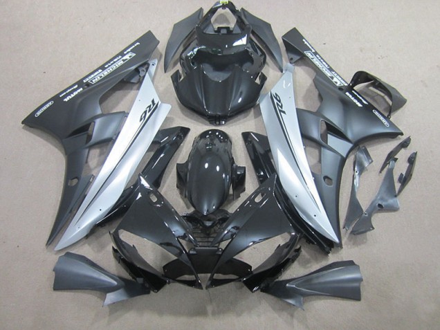 Argent Noir Carénages Yamaha R6 2006-2007