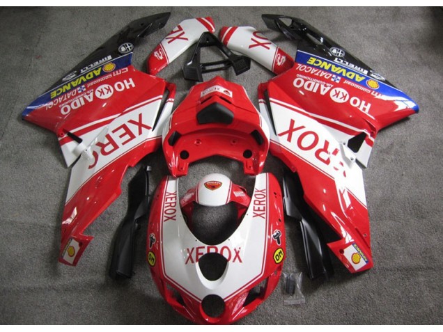 Rouge Blanc Xerox Carénage Ducati 749 2005-2006