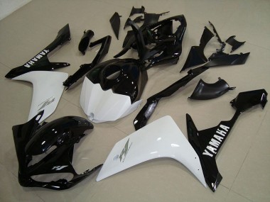 Noir Blanc Or Carénage Yamaha R1 2007-2008 Abordables