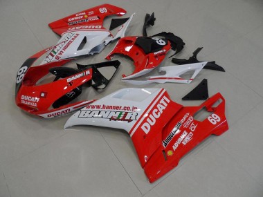 Carénages Moto 2007-2012 Ducati 848 1098 1198 MF4009 Abordables