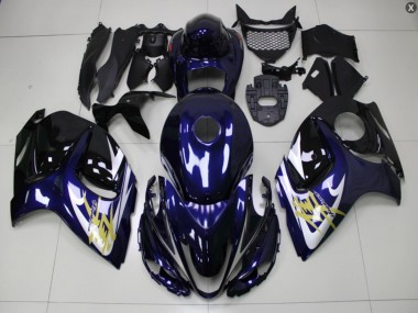 Bleu Or Carénage Suzuki GSXR 1300 Hayabusa 2008-2019 Abordables