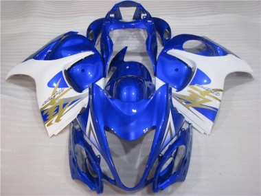 Bleu Blanc Carrosserie Suzuki GSXR 1300 Hayabusa 2008-2019 Abordables