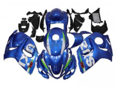 Bleu Blanc Carénage Suzuki GSXR 1300 Hayabusa 2008-2019 Abordables