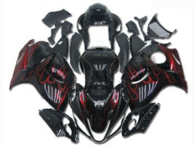 Noir Rouge Carénages & Carrosserie Suzuki GSXR 1300 Hayabusa 2008-2019 Abordables