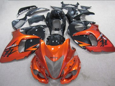 Orange Noir Carénage Suzuki GSXR 1300 Hayabusa 2008-2019 Abordables