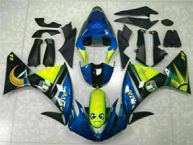 Bleu Carénage Yamaha R1 2009-2011 Abordables