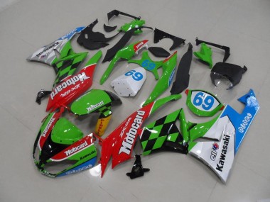 Carénages Moto 2009-2012 Kawasaki Ninja ZX6R MF3706 Abordables