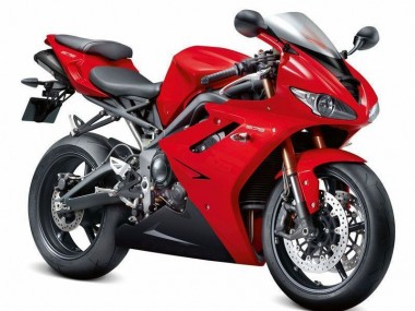 Rouge Noir Carénage Triumph Daytona 675 Triple 2009-2012 Abordables