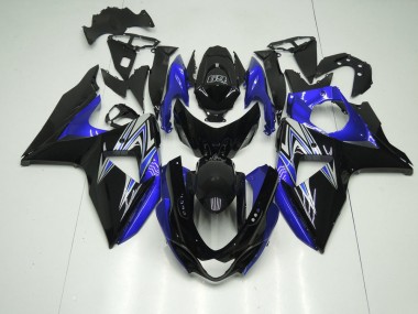 Bleu et Noir Carénage Suzuki GSXR 1000 K9 2009-2016 Abordables