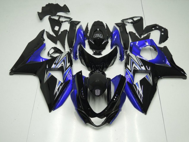 Bleu et Noir Carénage Suzuki GSXR 1000 K9 2009-2016