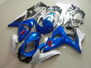 Bleu et Blanc Style OEM Carénages Suzuki GSXR 1000 K9 2009-2016 Abordables