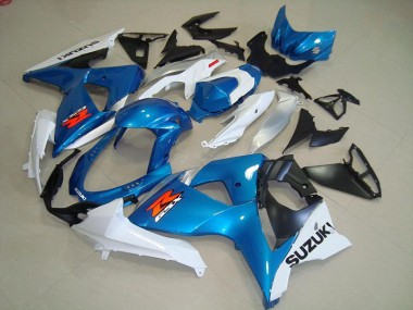 Bleu et Blanc Style OEM Carénage Suzuki GSXR 1000 K9 2009-2016 Abordables