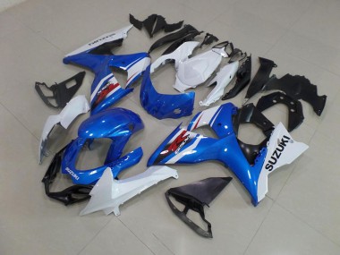 Bleu Blanc Carénage Suzuki GSXR 1000 K9 2009-2016 Abordables