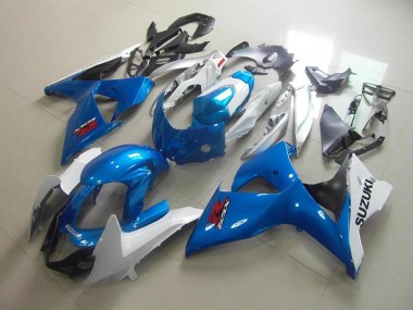 Blanc Bleu Carénages Suzuki GSXR 1000 K9 2009-2016 Abordables