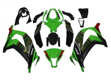 Vert Noir Carénages Kawasaki ZX10R 2011-2015 Abordables