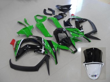 Vert et Noir Carénages Kawasaki ZX10R 2011-2015 Abordables