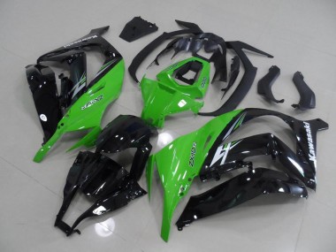 Vert et Noir Carénage Kawasaki ZX10R 2011-2015 Abordables