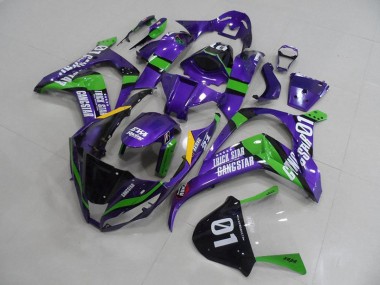 Violet Eva Carénage Kawasaki ZX10R 2011-2015 Abordables