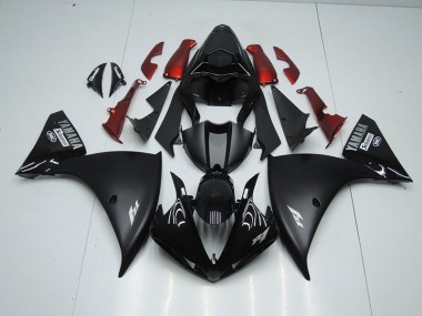 Noir Mat Carénage Yamaha R1 2012-2014 Abordables