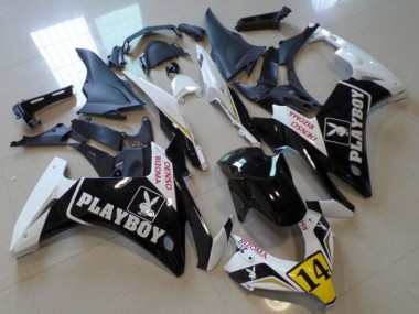 Noir Playboy 14 Carénage Honda CBR 500 RR 2013-2015 Abordables